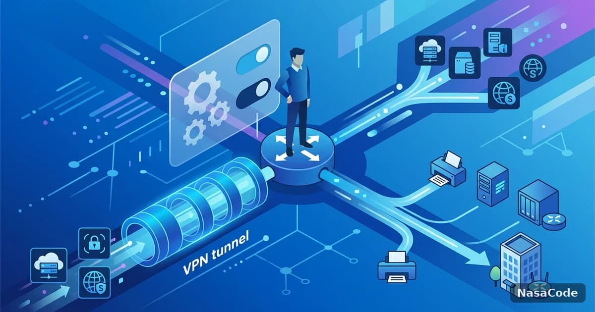 分离隧道（Split Tunneling）是什么？为什么不是所有流量都要走 VPN - 那啥Code（NasaCode）